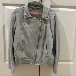 Juicy Couture Light Gray Fleece Jacket